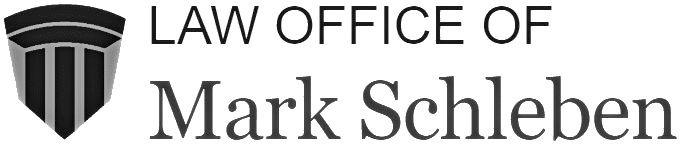 mark schleben legal defense lawyer logo bw